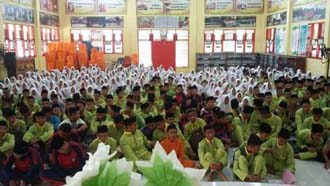 500 Siswa SMKN 2 Teluk Kuantan Ikuti Sosialisasi Tentang Narkoba